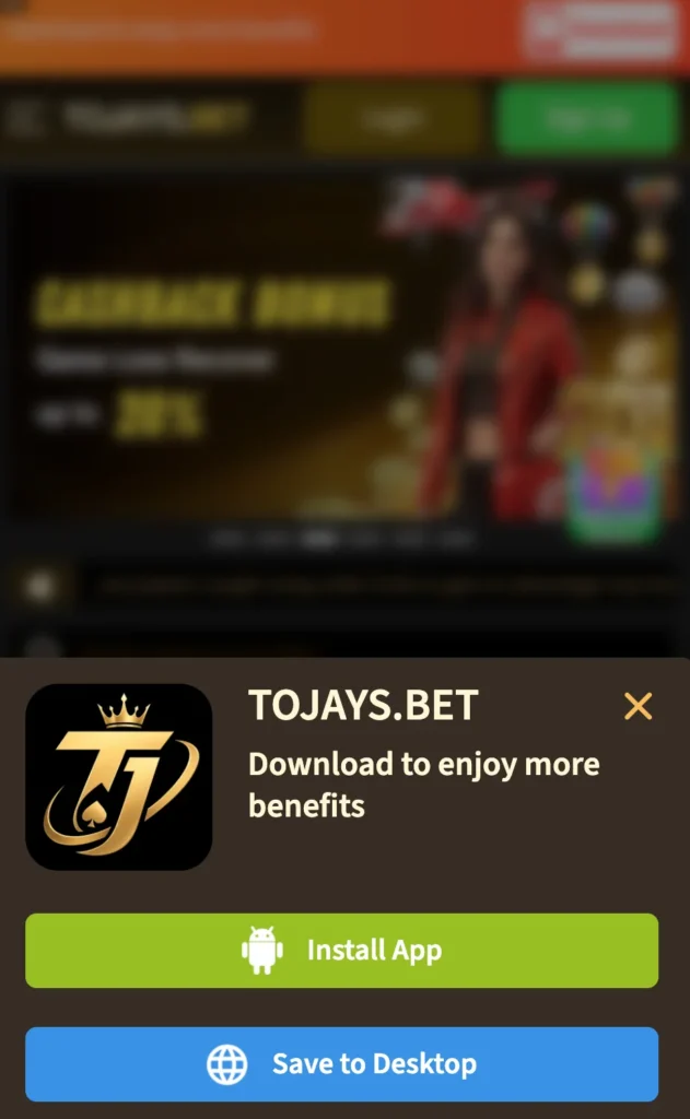 Download 2JBET App